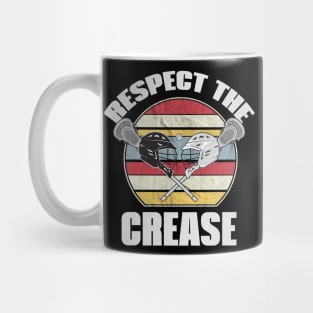 Respect The Crease Lacrosse Mug